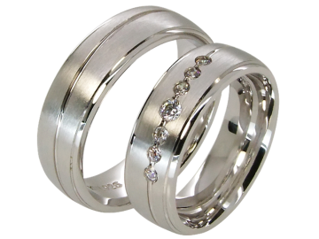 Modell Augusta - 2 Ringe aus Sterlingsilber